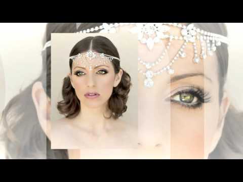 Beautiful Indian Inspired Rhinestone Bridal Forehead Headpiece - "Aruna"