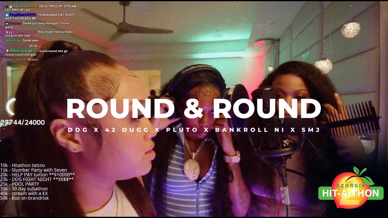 DDG - ROUND & ROUND (feat. 42 Dugg, PLUTO, Bankroll Ni, SMJ)