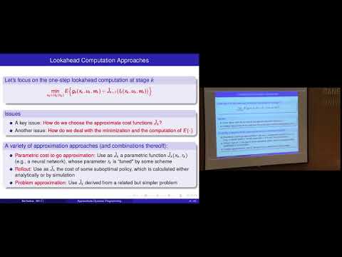 Approximate Dynamic Learning - Dimitri P. Bertsekas (Lecture 1, Part B)
