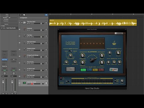 Accent shortcuts in Hand Clap Studio