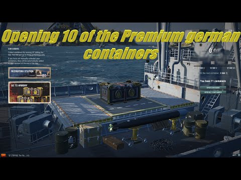 Opening 10 of the Premium German containers