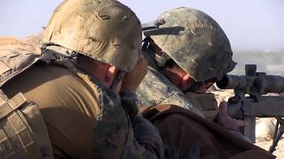 ONE SHOT ONE KILL Marine Scout Sniper kills a Taliban sniper