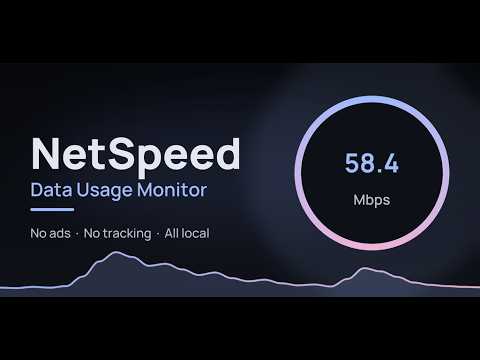NetSpeed: Data Usage & Speed video thumbnail
