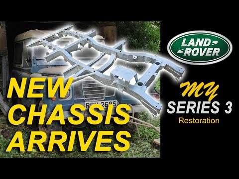Land Rover Series 3 Restoration - The New Chassis Arrives Pt. 7
