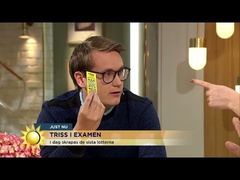 Historiskt Triss-skrap i tv: "Blev INGEN vinst!" - Nyhetsmorgon (TV4)