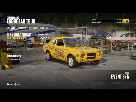 Wreckfest Gameplay part 4 - 4K 60FPS no commentary