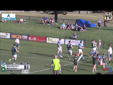 2014 NHRU Preliminary Final Premier 1 Highlights - Wanderers v Merewether Carlton