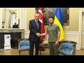 Zelensky meets Turkish President Erdogan in Lviv | AFP