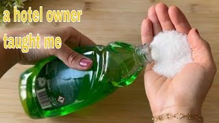 Mix detergent with SALT 😱  You will not believe the incredible result