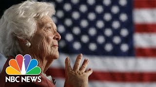 Former First Lady Barbara Bush Dead At 92 | NBC News