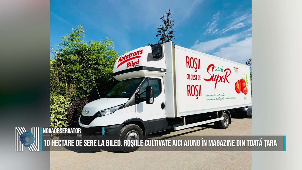 10 hectare de sere la Biled. Roșiile cultivate aici ajung în magazine din toată țara