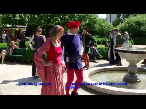 Schlossfest zu Starnberg - Mittelalterliche Tänze mit Amici Saltantes - 100 Jahre Stadt Starnberg