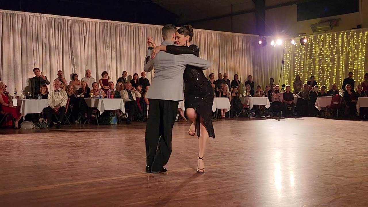 Michael Nadtochi and Elvira Lambo, Milonga performance 3/3 at NZTF 30/06/2023