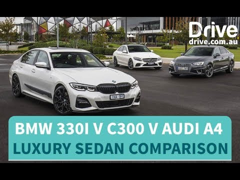 Luxury sedan comparison: BMW 330i v Mercedes-Benz C300 v Audi A4 | Drive.com.au