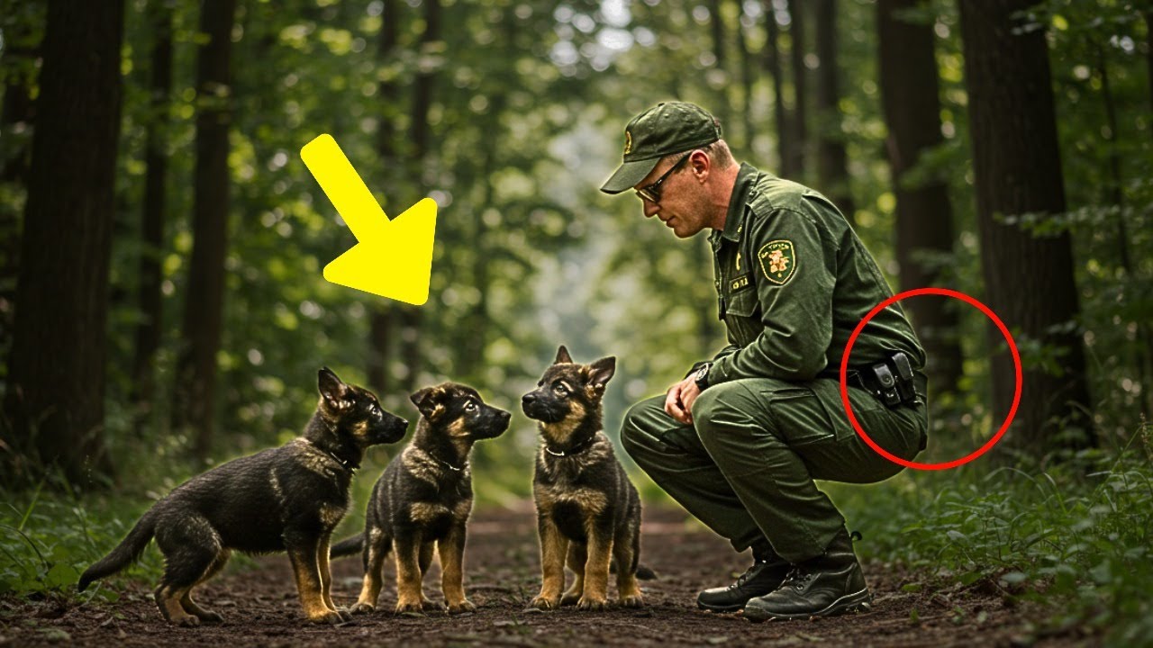 K9 German Shepherd puppies beg a soldier for help, and the soldier is SHOCKED by what he sees