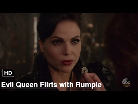 Once Upon a Time 6x02 "Evil Queen Regina Flirts with Rumple" Scene Season 6 Episode 2