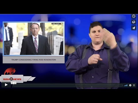 Trump considering firing Rod Rosenstein (ASL 4.11.18)