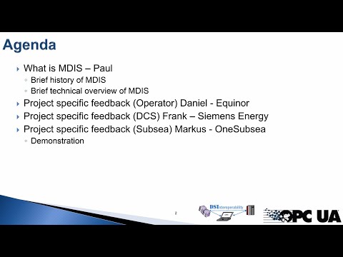 What is MDIS? - Webinar about standardization of semantic interoperability for the Oil&Gas industry