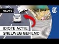 Doe dit nooit op de snelweg!