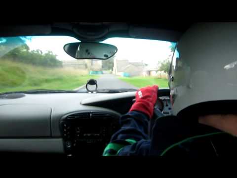 On board Porsche Boxster Harewood Hillclimb.MOV