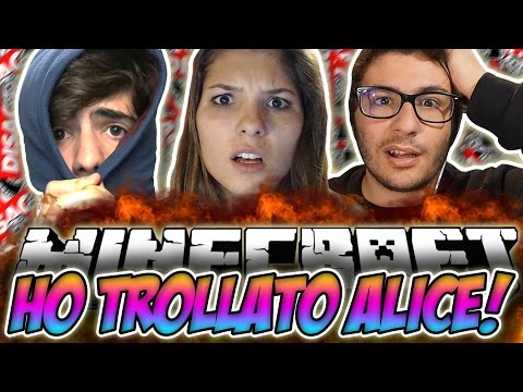 HO TROLLATO ALICE PATATA - Minecraft SKYWARS W/AliscePoddish & Pedro