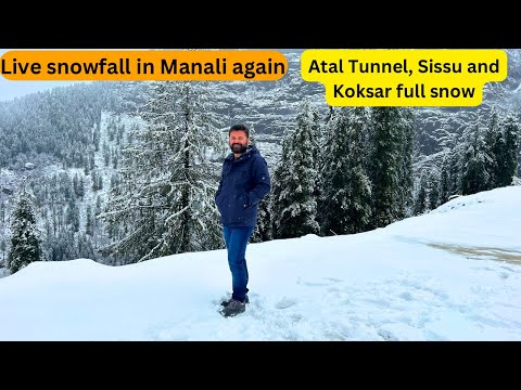 Manali Snowfall: Live Updates from Atal Tunnel, Sissu, Koksar - Snow & Road Conditions 