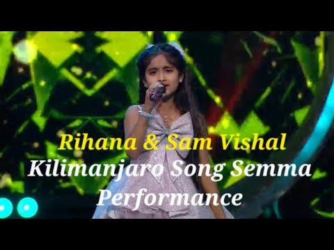 Rihana and Sam Vishal Semma Performance in Super Singer Junior Season 8