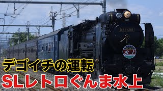 故障前のD51が運転するSLレトロぐんま水上に乗車