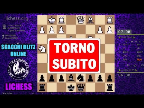 SCACCHI Partite Online 53 - LICHESS - Non ti distrarre, TORNO SUBITO! - LIVE