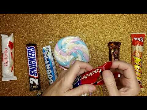 Satisfying Video 💋 Unpacking ✅ 6 Candy and sweets ASMR