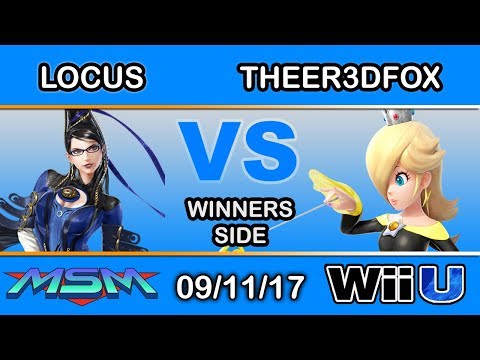 MSM 113 - Locus (Ryu, Bayonetta) Vs. ST | TheeR3DFox (Rosalina & Luma) Winners Side