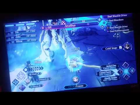 Xenoblade Chronicles 2: Amalthus falling into hole