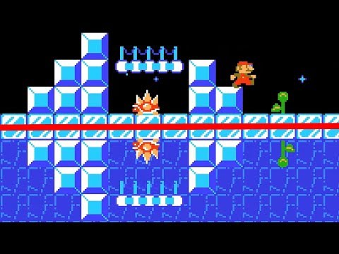 Super Mario Maker 2 🔧 The Frozen Lake of Reflection 🔧 TDM