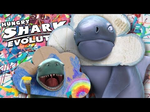 Hungry Shark Evolution - Tiger Shark vs Reef Shark