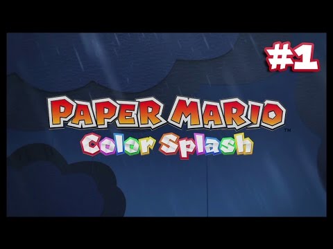 Paper Mario: Color Splash Pt. 1 "Tutorial Mode in Port Prisma"