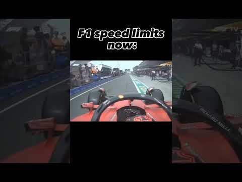F1 speed limits now vs then#f1 #shorts #fyp #2023  #senna#ferrari