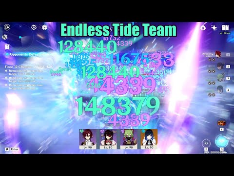 I Call This Endless Tide Team - Heizou Beidou Kuki Yelan Satisfying Wombo Combo Showcase