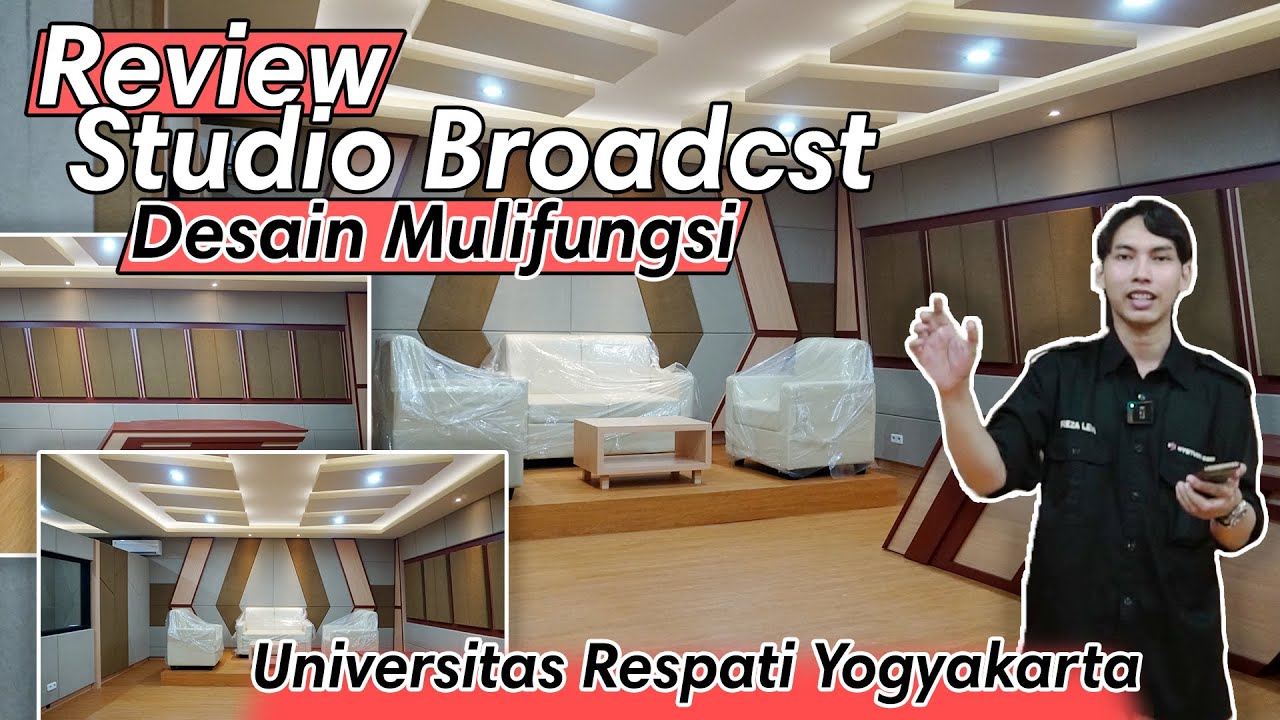 Studio Broadcast dengan Desain Unik, Menarik & Multifungsi | Review Studio Broadcast