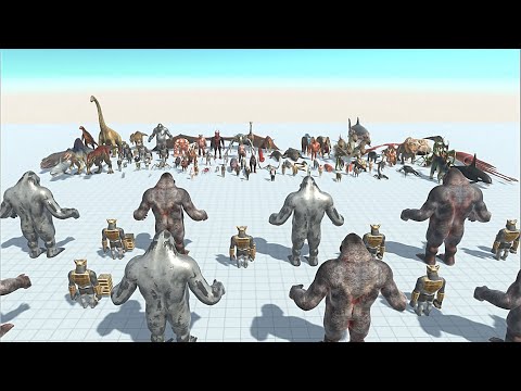 GORO THE GIANT WITH GHOR HAMMER VS FACTION similiar price - Animal Revolt Battle Simulator