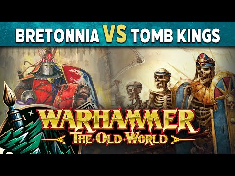 The Old World Box Sets Battle Report   Kingdoms of Bretonnia vs Tomb Kings
