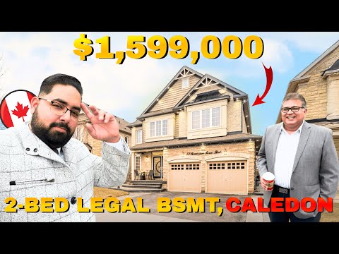 Inside One of the Nicest Houses for Sale in Caledon 🏡 | $1.59M with Legal Basement Apartment!