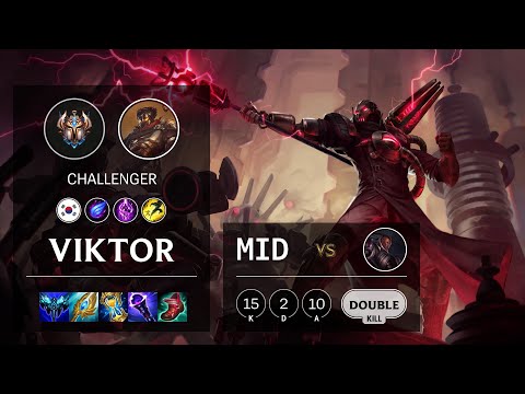 Viktor Mid vs Lucian - KR Challenger Patch 11.10