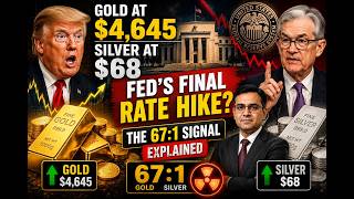 Gold at $4,645, Silver at $68 — Fed’s Final Rate Hike The 67:1 Signal Explained