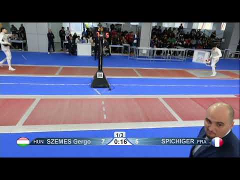 2023 Day04 T32 14 M F Individual Junior Plovdiv BUL CHM 8 SZEMES HUN vs SPICHIGER FRA