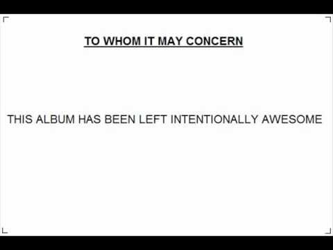 To Whom It May Concern - The wonderful circus of values