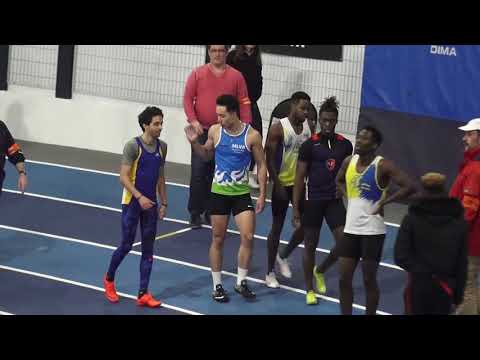 60m SEM SERIE 2 -  Championnats Rég. en salle ES-SE - Eaubonne 19 Jan 2019