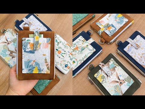 Essentials Double Sided Simple Zipper Wallet | Detailed Sewing Tutorial