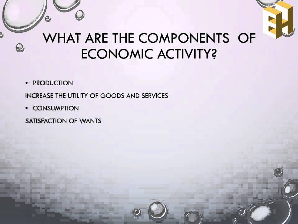 Class 12: Economics -- An Introduction