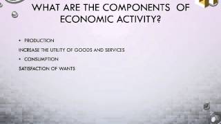 Class 12: Economics -- An Introduction