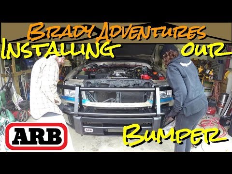 ARB Bull Bar Bumper Install - 100 Series Land Cruiser Overland Rig Build